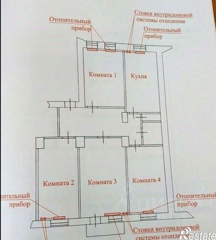 4-комн квартира ул Калинина, 10,  д. 10