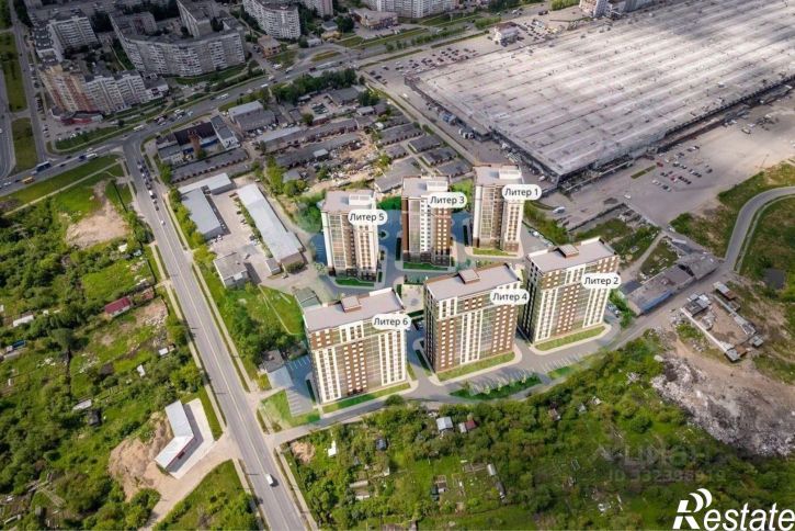 1-комн квартира в новом доме улица Павла Большевикова