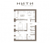 2-комн, 58 кв м, этаж 9/14 ул 8 Марта, 17
