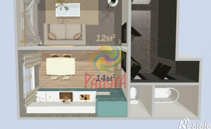 1-комн квартира ул Рязанская, 11,  д. 11