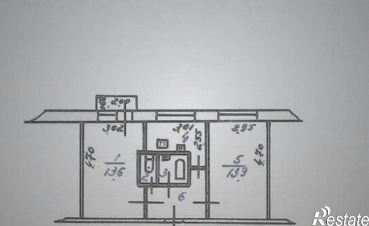 2-комн квартира микрорайон 14-е Почтовое Отделение, 217