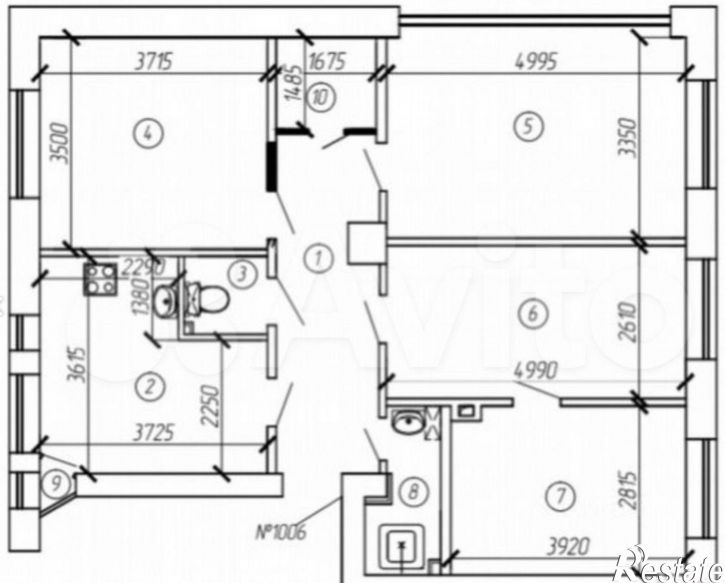 4-комн квартира ул Красных Зорь, 1,  д. 1