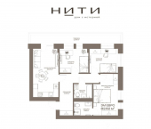 3-комн, 82 кв м, этаж 5/14 ул 8 Марта, 17