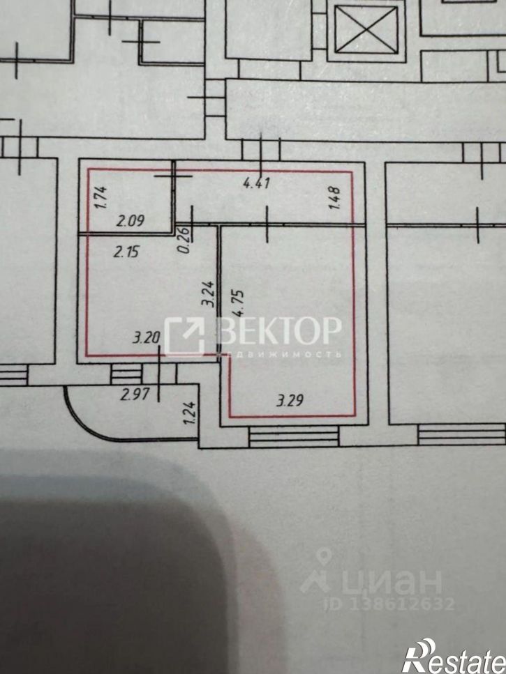1-комн квартира ул Революционная, 26 2,  д. 26 2,  к. 2