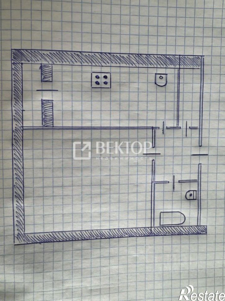 1-комн квартира ул Пролетарская, 8,  д. 8