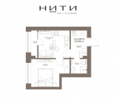 1-комн, 34 кв м, этаж 14/14 улица 8 Марта, 17
