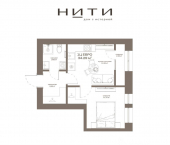 1-комн, 34 кв м, этаж 6/14 улица 8 Марта, 17