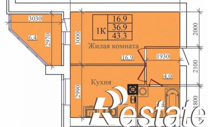 1-комн квартира в новом доме улица Павла Большевикова, 50 к6,  д. 50 к6