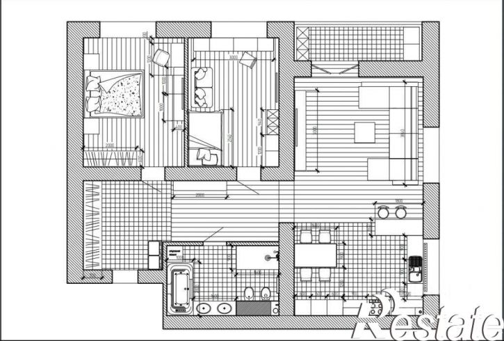 3-комн квартира улица Красных Зорь, 8,  д. 8