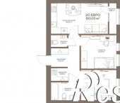 2-комн, 60 кв м, этаж 11/14 улица 8 Марта, 17
