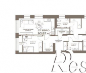 3-комн, 91 кв м, этаж 12/14 улица 8 Марта, 17