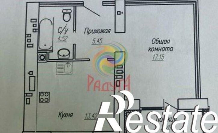 1-комн квартира Тейковский переулок, 5,  д. 5